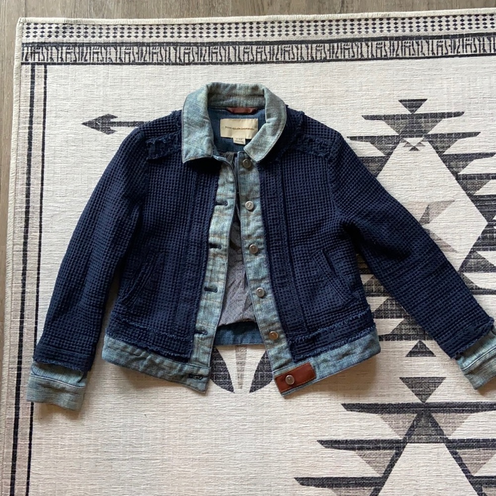 Pilcro and the Letterpress Blue Jean Jacket